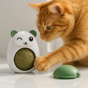 Interactive Catnip Toy for Cats – Refillable Sensory Cat Toy, Handmade Eco-Friendly Enrichment Gift for Cat, Unique & Custom Cat Gift