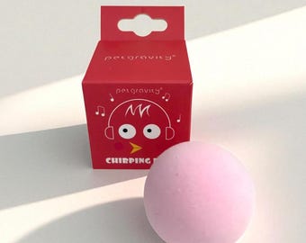 Balle sonore interactive pour chat - Jouet sensoriel pour chat à l'herbe à chat, jouet pour chat à enrichissement durable, cadeau gazouillis pour chats, cadeau chat personnalisé mignon et unique