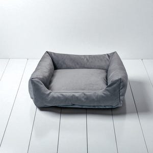 Modern Small Dog & Cat Bed – Handmade Durable Couch Bed, Washable Cozy Custom Bed, Orthopedic Minimalist Pet Sofa Bed, Gift for Cat and Dog