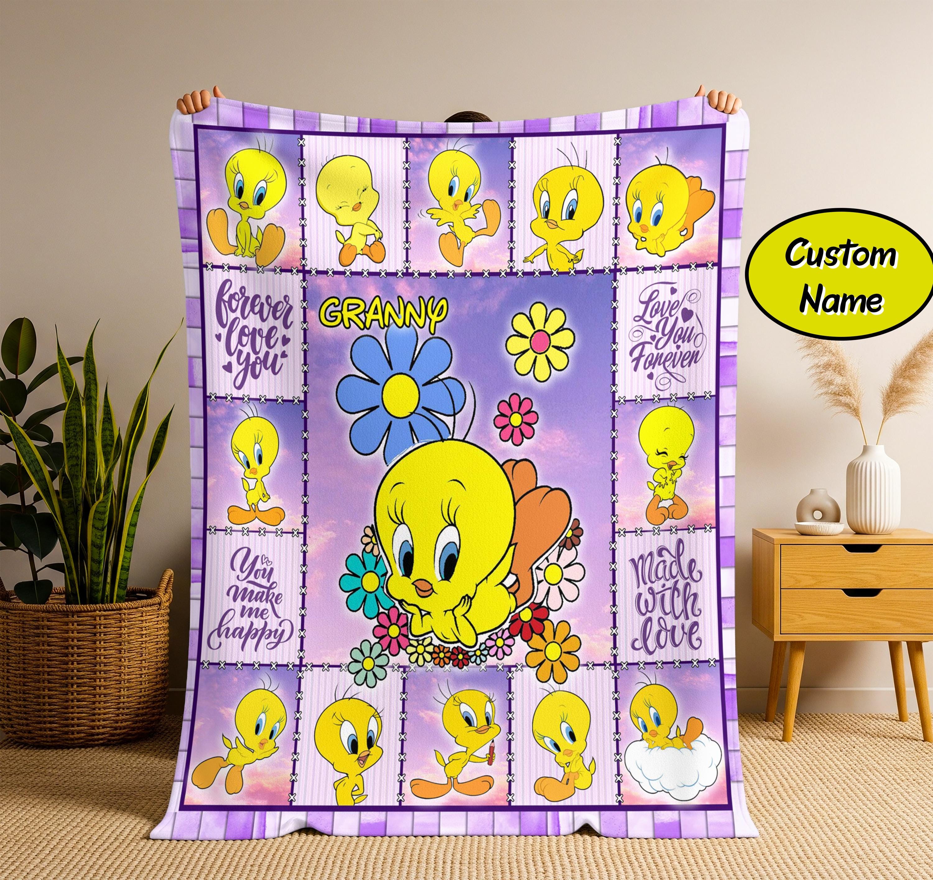 Tweety bird blanket - Etsy 日本