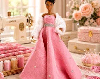 étui pour vêtements de poupée de 30 cm, robe de princesse 26 étui pour vêtements de poupée de 30 cm, robe de princesse 26
