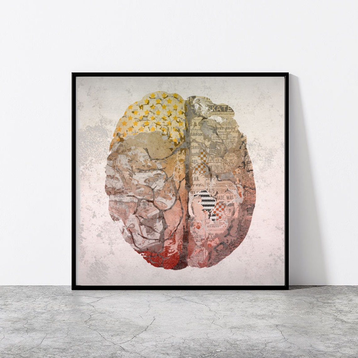 WONDERFUL ANATOMY Brain Print // Art Print // Wall Decor // - Etsy