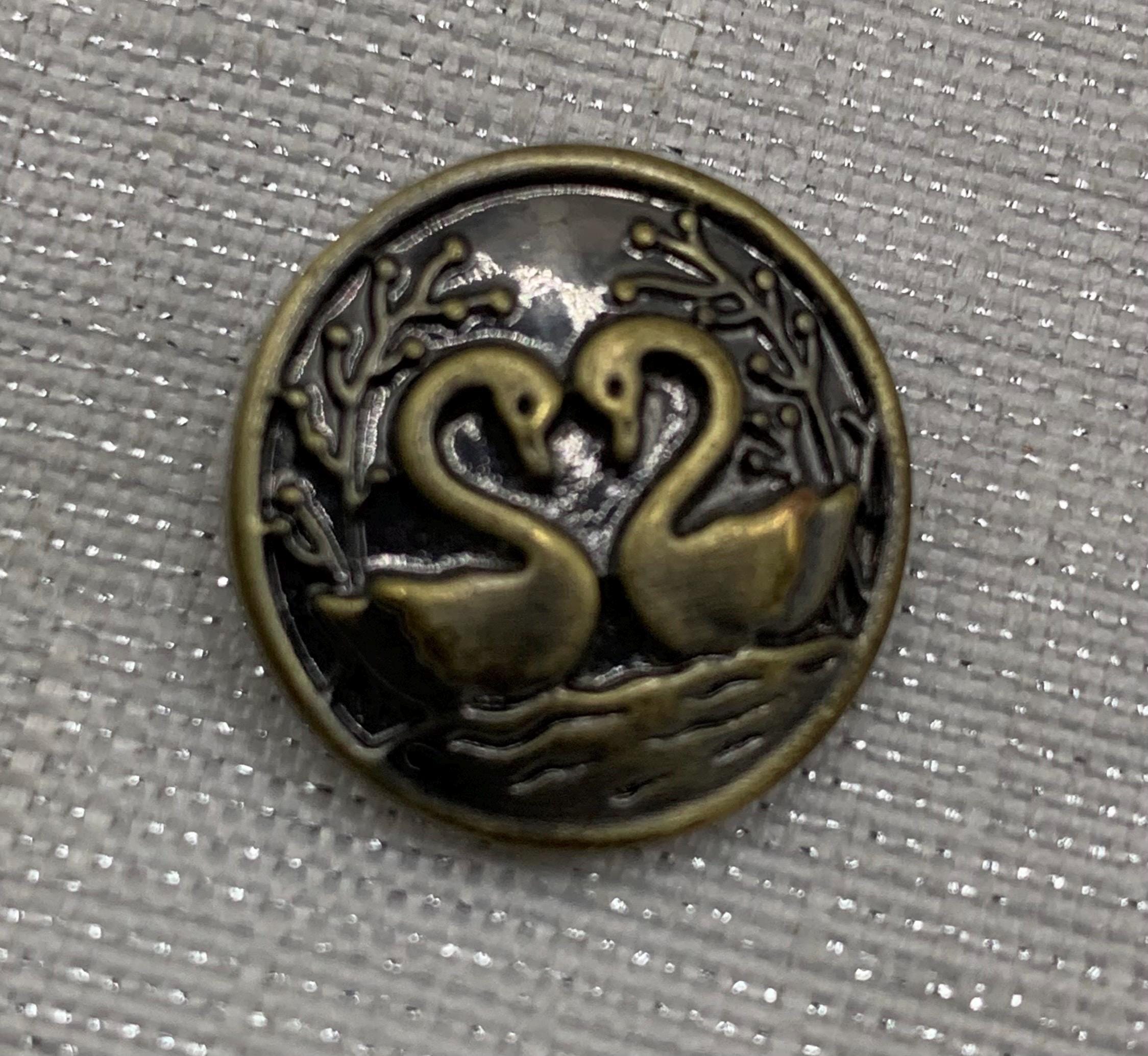Swan Buttons - Etsy