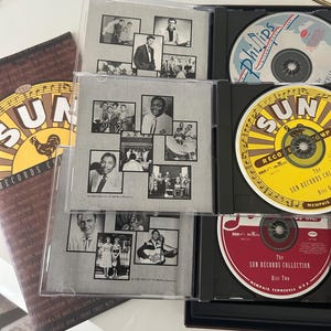 The Sun Records Collection 3 CD Box Set Rhino 1994 Vintage Elvis Johnny Cash Roy