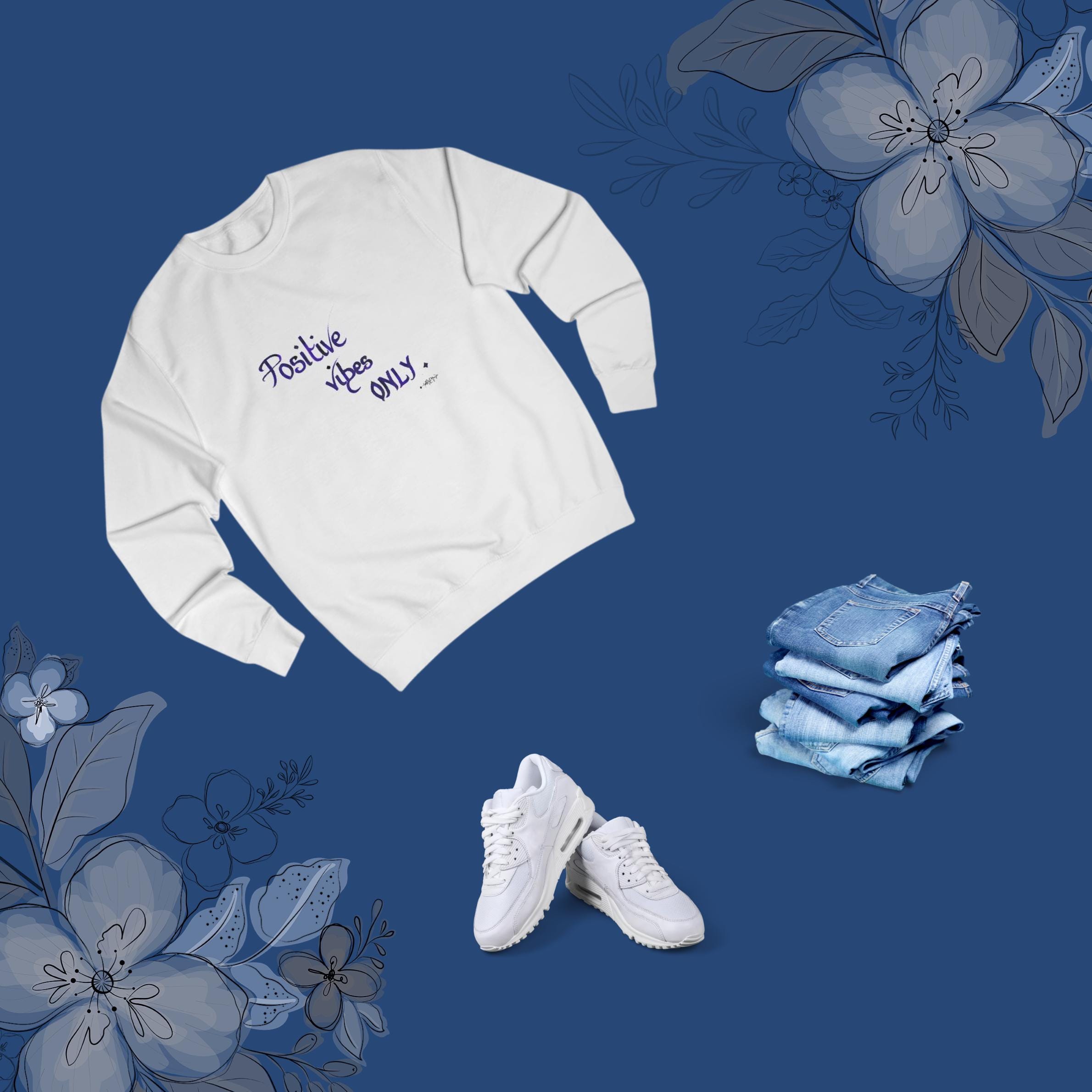Sweat à Capuche "Good Vibes Only" - Style Rétro Positif, Coupe Classique, Message Motivation - 8