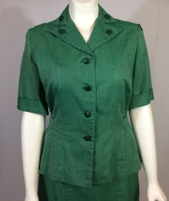 Authentic Vintage Girl Scout Leader Two Piece Dres