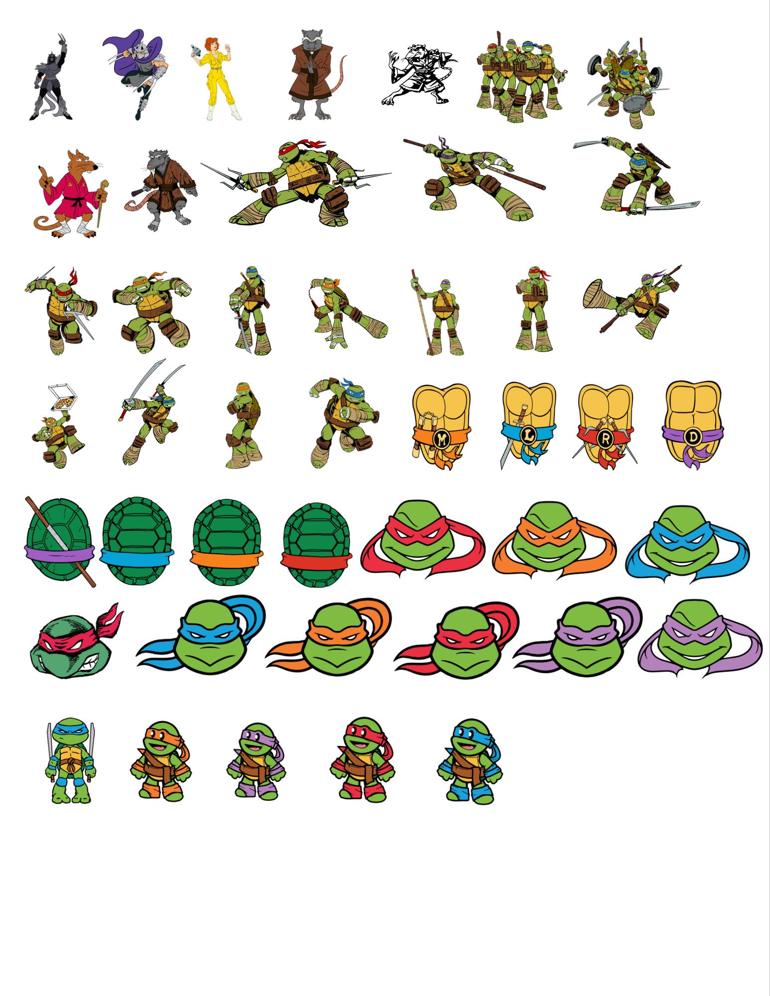 Ninja Turtle PNG, SVG Bundle 228 Files - Etsy