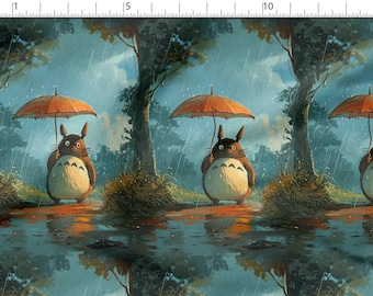 Japanese Cartoon Cotton 100%, Eco-print Fabric, Anime Printed Cotton Japanese Fabric, High Quality Fabric By The Yard Metre, Width 150cm/60"