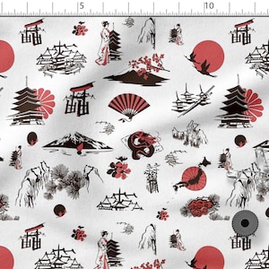 Japan Style Cotton 100%, Eco-print, Printed Cotton Fabric, Japanese culture Fabric, High Quality Fabric By The Yard Metre Width 150cm /60&quot;
