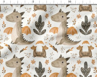 Cute Dragon Cotton Fabric 100%, Eco-print, Printed Cotton Fabric, dragons Fabric, High Quality, By The Yard Metre Width 150cm /60"
