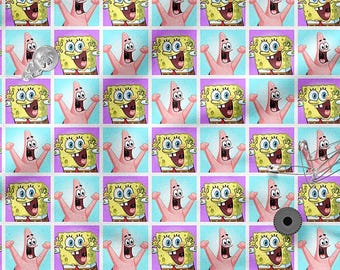 Classic Cartoon Fabric 100%, Eco-print, Printed Cotton Fabric, Cartoon Kid's Fabric, High Quality By The Yard Metre Width 150cm /60"