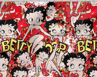 Retro Cartoon Fabric 100%, Eco-print, Printed Cotton Fabric, Cartoon Fabric, High Quality By The Yard Metre Width 150cm /60"