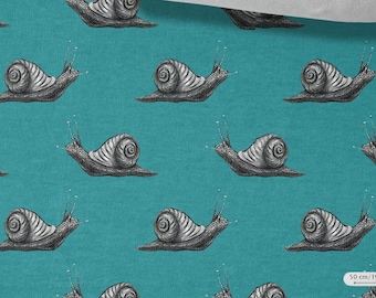 Tejido de punto de algodón con estampado ecológico para sudaderas, ropa deportiva y ropa infantil, corte a medida, ancho 145 cm/57 pulgadas.