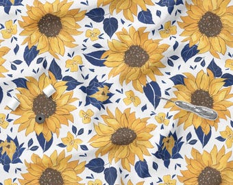 Cotton Knit Fabric Floral Pattern, Eco-print, Flowers Fabric, Stretchable Knit By The Yard Metre Width 145cm /57"