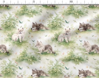 Tkanina bawełniana Happy Husky 100%, nadruk ekologiczny, tkanina bawełniana z nadrukiem, tkanina z motywem psów, wysokiej jakości tkanina, cięta na wymiar, szerokość 150 cm / 60"