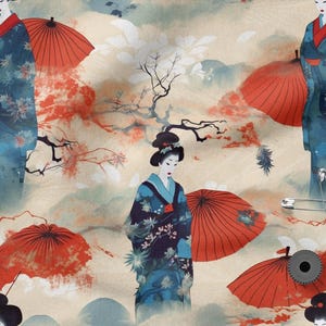 Japanese Cotton Fabric 100%, Eco-print, Printed Cotton Fabric, Japan Style Fabric, High Quality Fabric By The Yard Metre Width 150cm /60&quot;