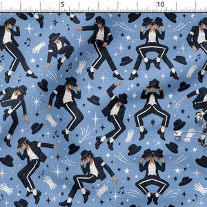 Popstjärne-bomull 100%, Ekotryck, Tryckt bomullstyg, Popstjärnetyg, Hög kvalitet, Meterbredd 150 cm /60"