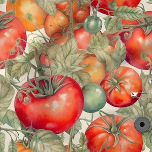 Tomato Cotton 100%, Eco-print, Printed Cotton Fabric, Tomato Fabric, High Quality Fabric By The Yard Metre Width 150cm /60&quot;