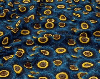 Summer Flowers Linen 100%, Eco-print, Printed Linen fabric, Floral linen Fabric, Softened linen for sewing By The Yard Metre Width 150cm/60"