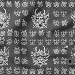 Samurai Cotton 100%, Eco-print, Printed Cotton Fabric, Japan Fabric, High Quality Fabric By The Yard Metre Width 150cm /60&quot;