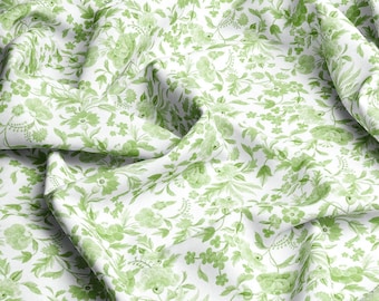 VISCOSA 100% viscosa con estampado ecológico, tejido de viscosa con flores para niños, ligero y delicado, corte a medida, ancho 145 cm.
