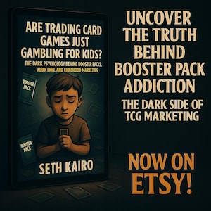 eBook Are Trading Card Games Gambling? Book on Booster Pack Addiction, TCG Psychology & Childhood Marketing – Digital Download TCG Mana