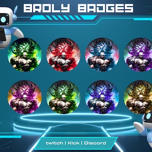 Twitch Subscriber Badges | Anime Sub Badges | Bit Badges | Character Badges | Perfect For Streaming | Instant Download.