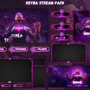 Character Premium Stream Package | Ultimate Stream Overlay | Graphics For Twitch, YouTube & Kick | Animated Fictional Screens.