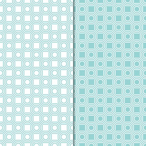 Blue Digital Paper Pack Geometric Patterns Instant Download DIY Wedding Engagement Announcement Bridal Shower Commercial Use image 2