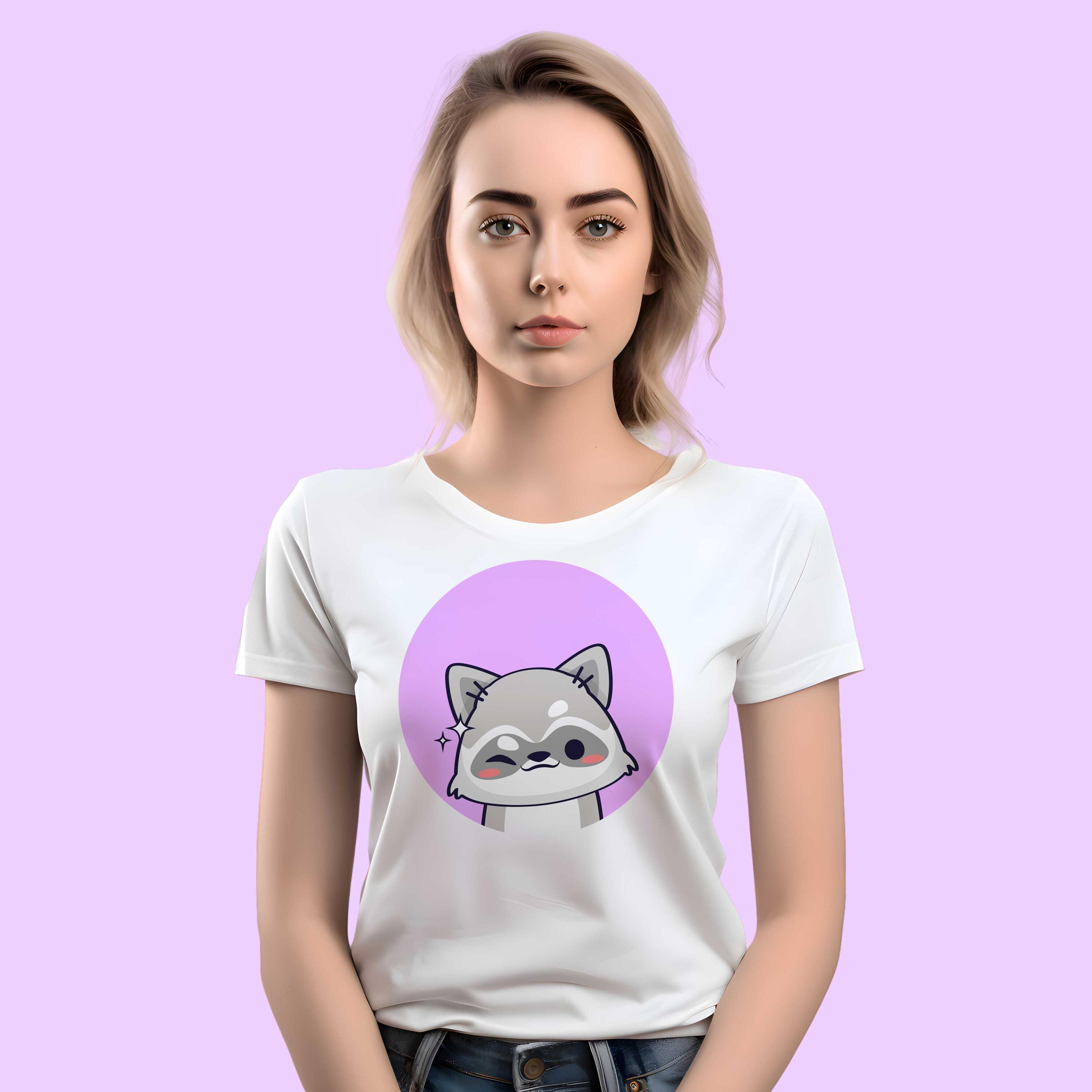 Cute Raccoon Emoji PNG SVG Bundle | Kawaii Animal Faces | Digital ...
