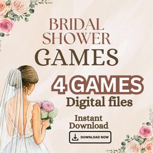 bridal shower games bundle, bridal shower family feud game , bridal shower games, minimalist printable bachelorette game, instant download