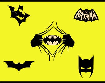 Bat superhero svg Bundle, laser cut files cricut, instant Download  Superhero Cut File svg png Silhouette Superhero printable vector art