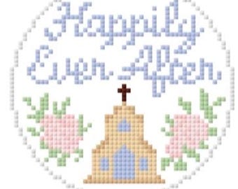 Happily Ever After Wedding Needlepoint Chart (Digital Download)