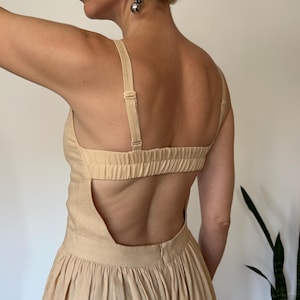 Perfect Summer Linen and Viscose Dress | Flattering Waistline & Ultimate Comfort dress