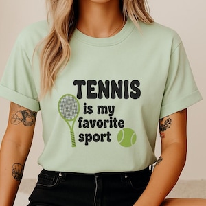 Tennis Fan Shirt For Tennis Lovers, Funny Tennis Player Gift, Coach Shirt, Fan Merchandise, Unique Gift For Him