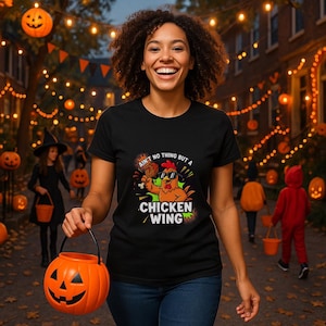 Chicken Wing Shirt for Wings Lover, Funny Fried Chicken Tee, Buffalo Hot Wings Gift, Chicken Lady T-Shirt, Foodie Shirt