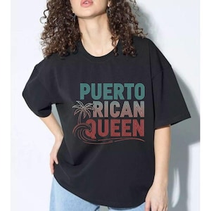 Puerto Rico Shirt For Women, Embroidered Jersey Top With Puerto Rico Flag, Comfort Colors Tank, Y2K Style, Gift For Her