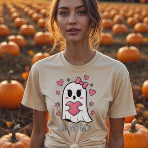 Ghost Valentines Day Shirt Cute Funny Ghost Sweatshirt, Valentine&#39;S Day Gift, Happy Valentines Day Outfit, Cozy Valentine Pullover