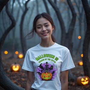 Halloween Season Of The Witch Shirt Spooky Halloween III T-Shirt: Season of the Witch Pumpkin Design