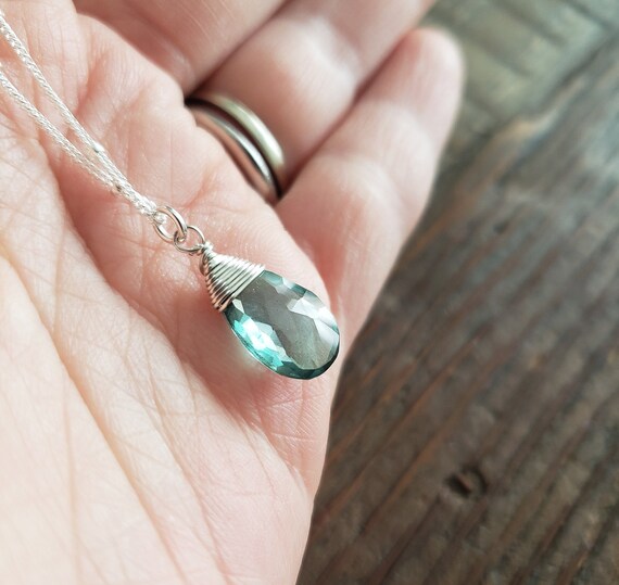 Green topaz best sale necklace