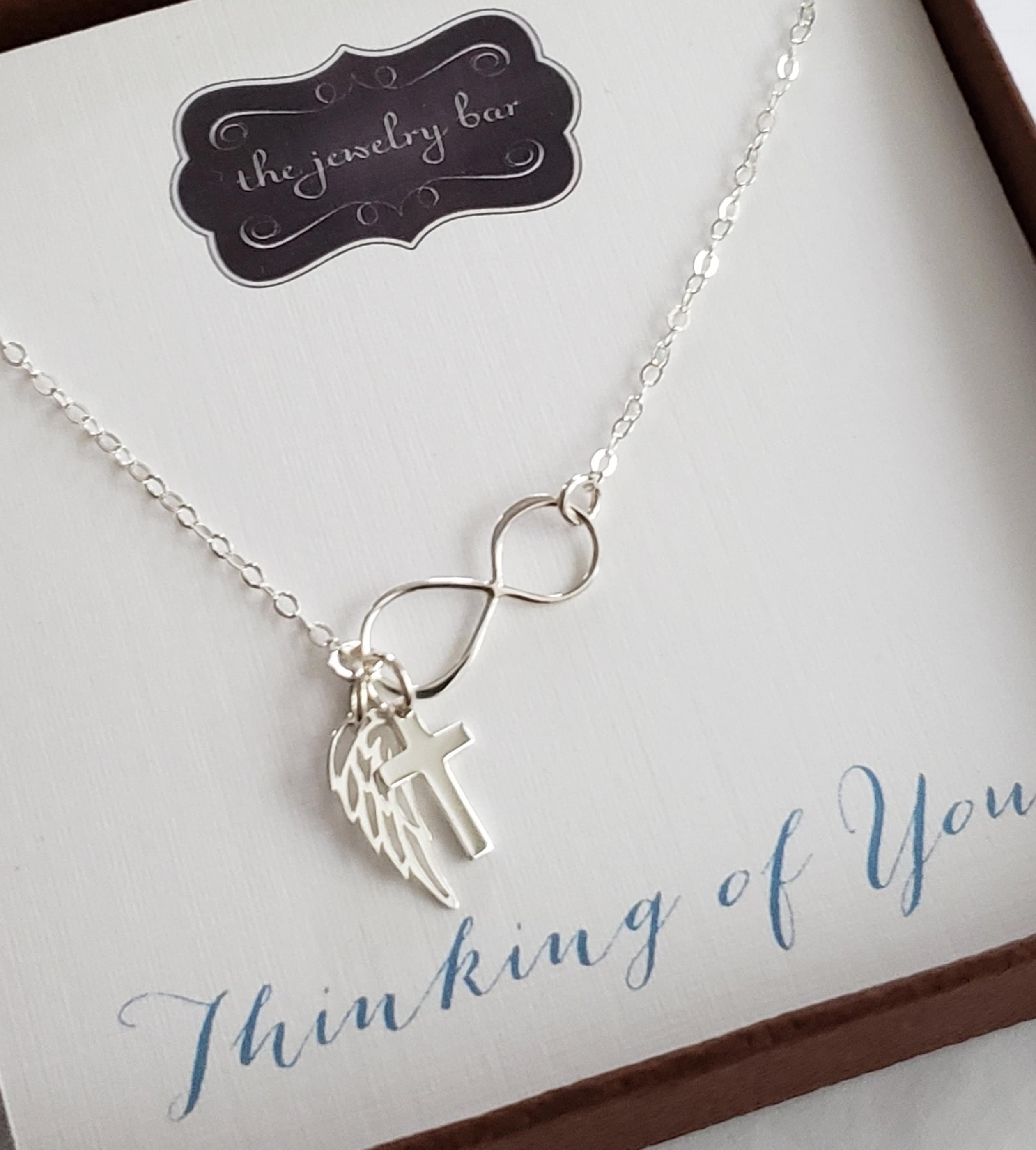 Infinity 2024 angel necklace