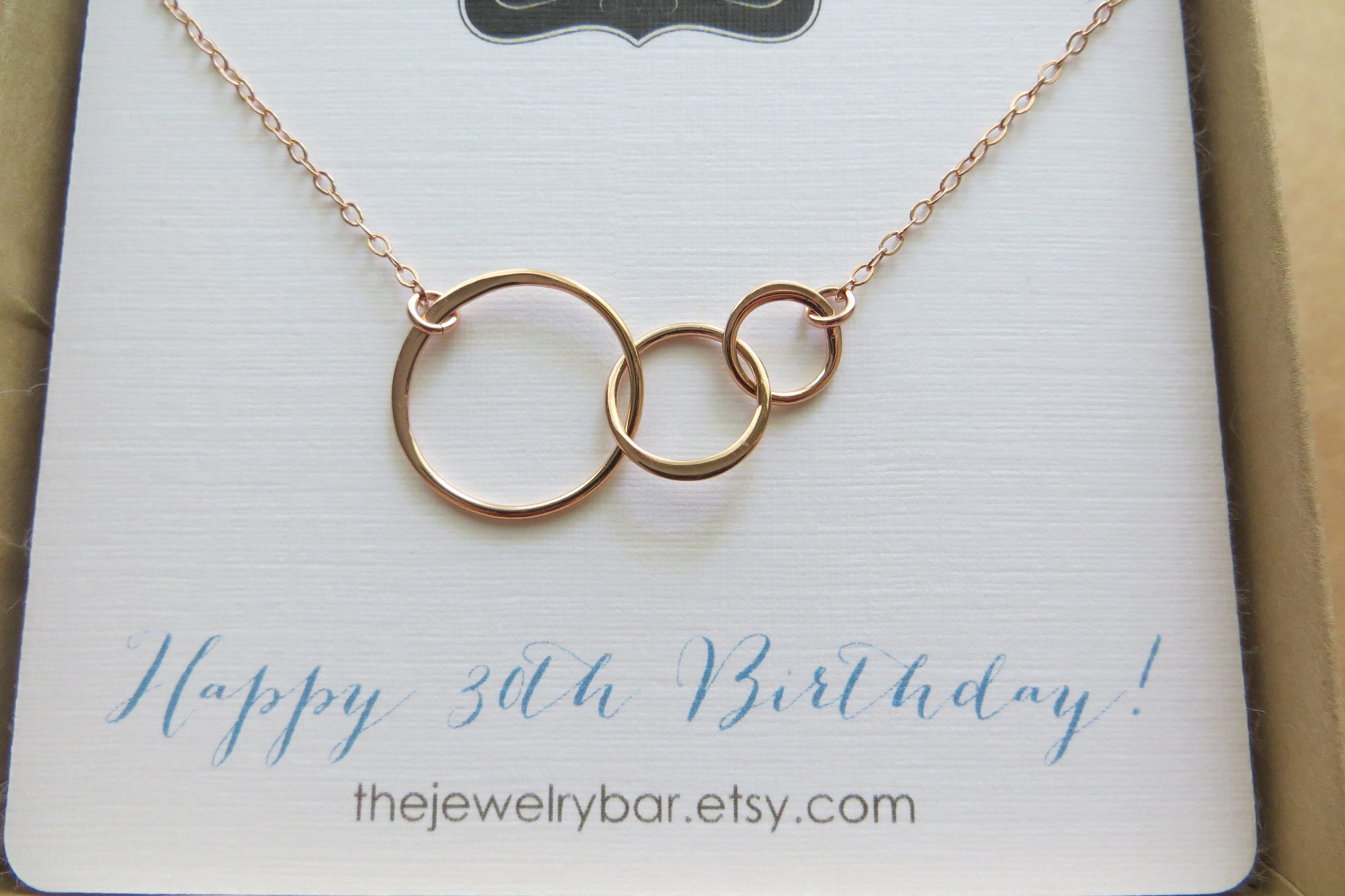 Regalo per il 30° compleanno: collana a forma di cuore gonfio in