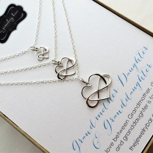 grandmother mother granddaughter necklace