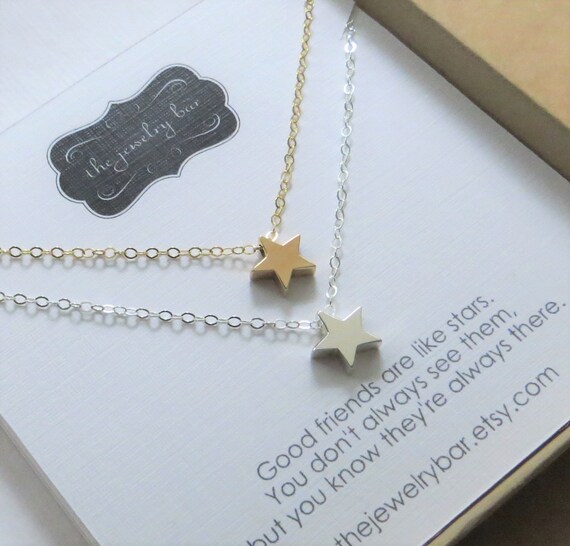 Good friends are like stars necklace outlet