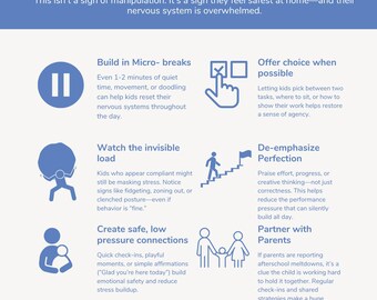 Après l'effondrement de la contention scolaire | Fiche pédagogique imprimable pour favoriser la régulation émotionnelle et l'effondrement