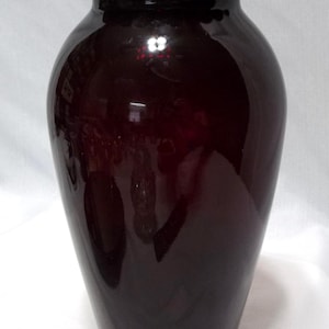 Vintage Anchor Hocking Royal Ruby Hoover Vase
