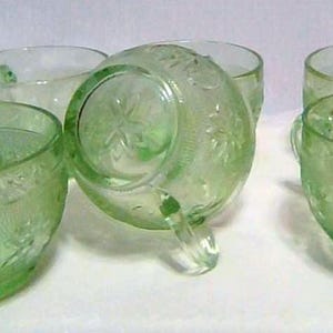 Vintage Tiara Indiana Glass Tea Cups, Set of 6