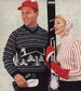 PATTERN Vintage MENS Ski Sweater  PATTERN 1950s skier evergreens norwegian colorwork 
