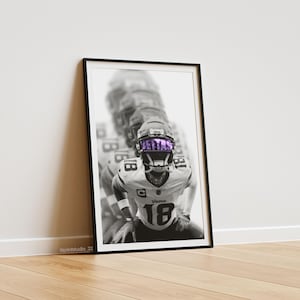 Blurred Visions Print - Justin Jefferson