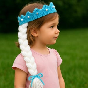 Handmade Rapunzel crown for little girls.